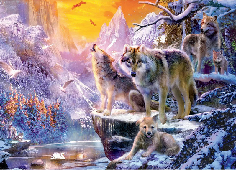 1000 Piece Puzzle: Wolves Assortment