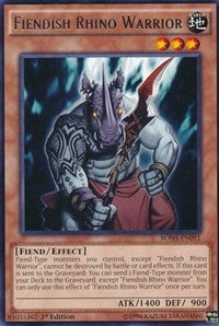 Fiendish Rhino Warrior [BOSH-EN091] Rare