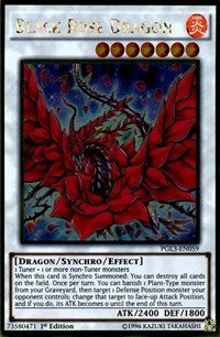 Black Rose Dragon [PGL3-EN059] Gold Rare