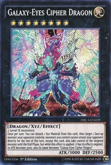 Galaxy-Eyes Cipher Dragon [DRL3-EN029] Secret Rare