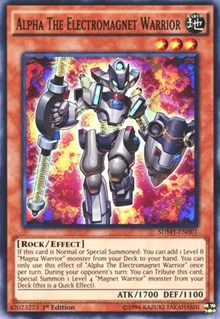 Alpha The Electromagnet Warrior [SDMY-EN001] Super Rare