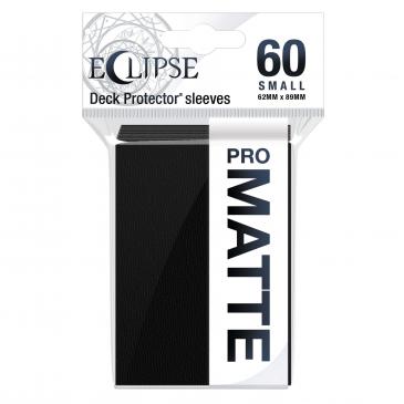 PRO-Matte Eclipse Jet Black Small Deck Protector sleeves 60ct