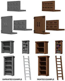 WizKids Deep Cuts Unpainted Miniatures: W5 Archivist Library