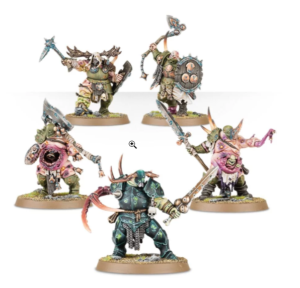Maggotkin of Nurgle: Putrid Blightkings