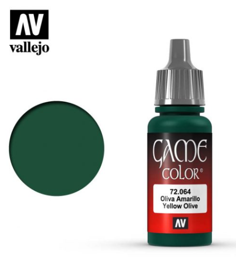 Yellow Olive Vallejo Game Color