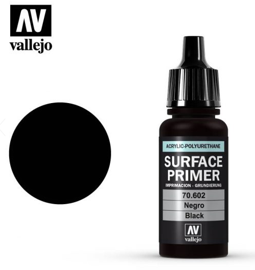 Black Vallejo Surface Primer