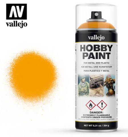 Sun Yellow Vallejo Hobby Spray Paint