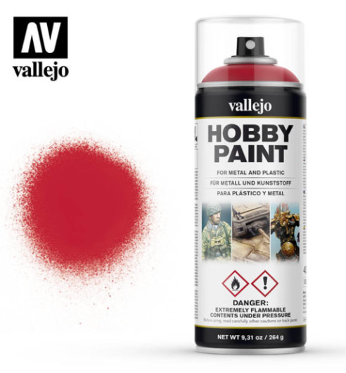 Bloody Red Vallejo Hobby Spray Paint