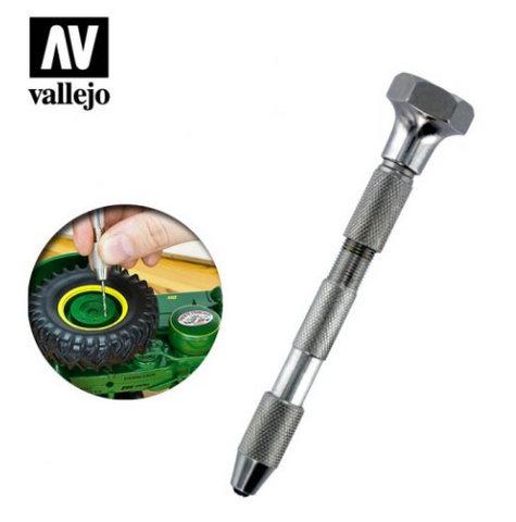 Spin Top Pin Vice Double Ended Vallejo Hobby Tools
