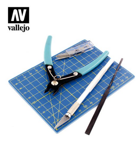Plastic Modeling Tool Set Vallejo Hobby Tools