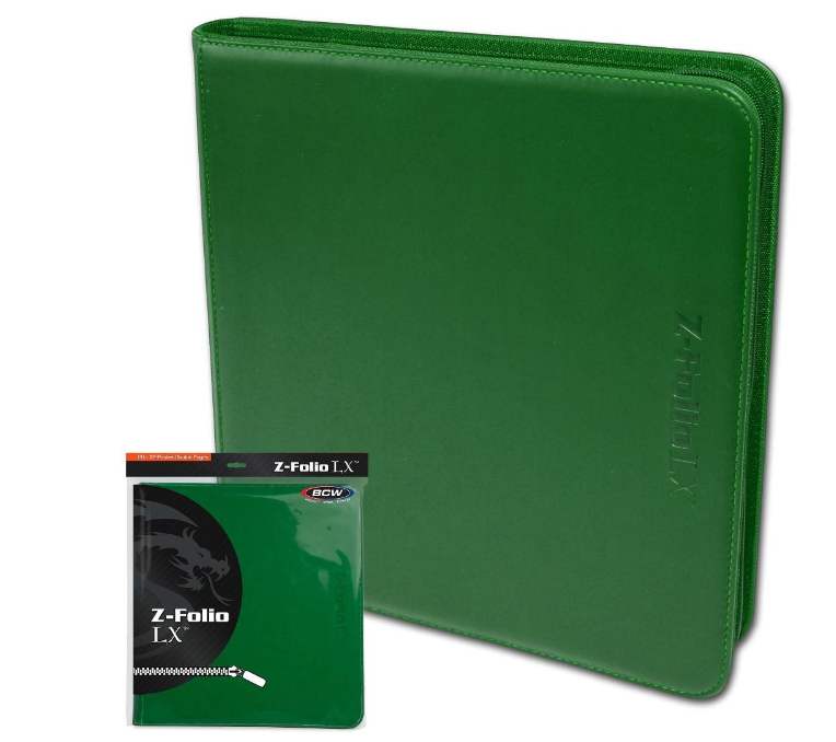 Z-Folio 12-Pocket LX Album - Green