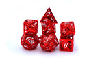 Hollow Metal Dragon Dice Red & White