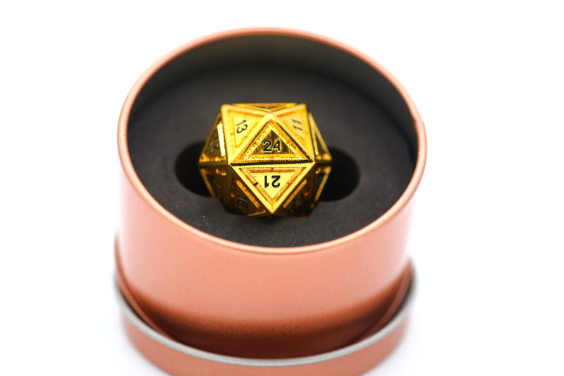 Titans Fist Metal D24 Gold with Black