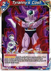 Tyranny's Cost (Universal Onslaught) [BT9-108]
