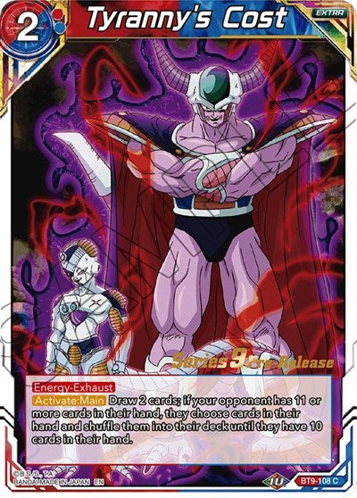Tyranny's Cost (Universal Onslaught) [BT9-108]