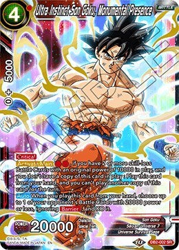 Ultra Instinct Son Goku, Monumental Presence [DB2-002]