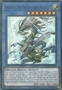 Sauravis, the Ancient and Ascended [DUOV-EN075] Ultra Rare