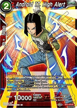 Android 17, High Alert [EX11-05]