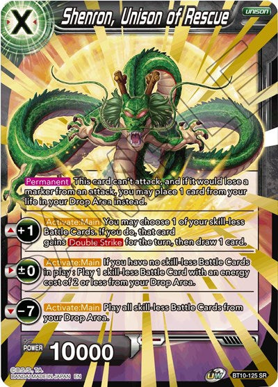 Shenron, Unison of Rescue [BT10-125]