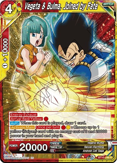 Vegeta & Bulma, Joined by Fate [BT10-146]