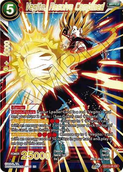 Vegito, Resolve Combined [EX13-05]