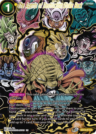 The Agents of Destruction Strike Back [EX13-27]