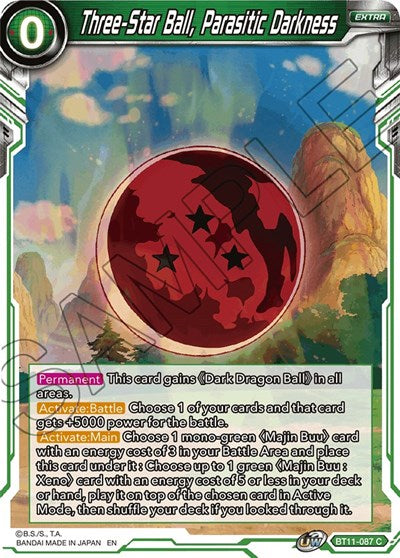 Three-Star Ball, Parasitic Darkness [BT11-087]