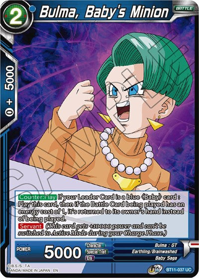 Bulma, Baby's Minion [BT11-037]