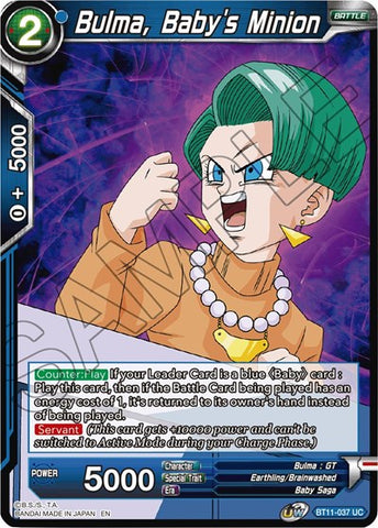 Bulma, Baby's Minion [BT11-037]