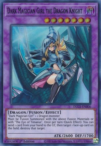 Dark Magician Girl the Dragon Knight (Blue) [DLCS-EN006] Ultra Rare