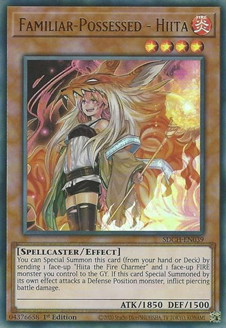 Familiar-Possessed - Hiita (Alternate Art) [SDCH-EN039] Ultra Rare