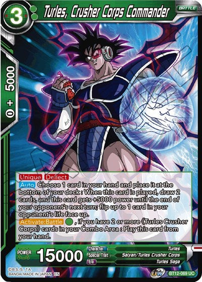 Turles, Crusher Corps Commander [BT12-069]