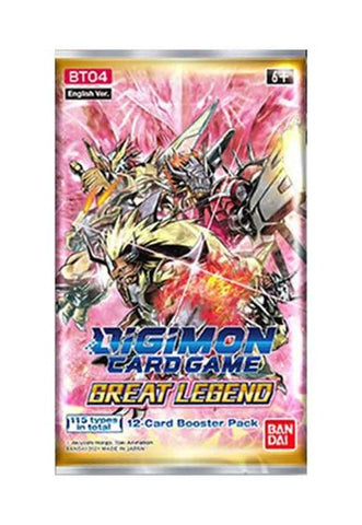 Digimon Card Game: Great Legends Booster Pack