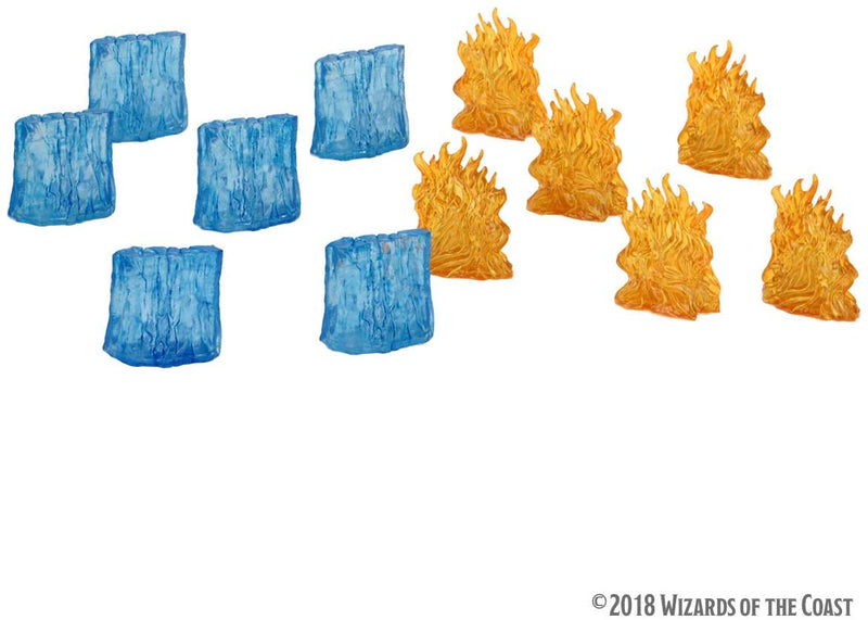 Dungeons & Dragons Spell Effects: Wall of Fire & Wall of Ice