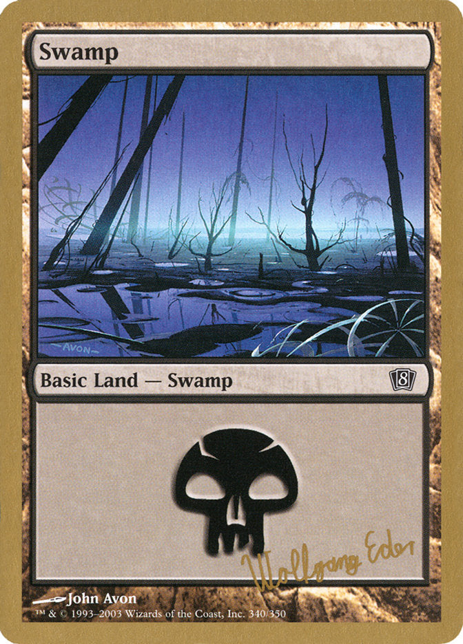 Swamp (we340) (Wolfgang Eder) [World Championship Decks 2003]
