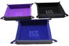 MDG Velvet Folding Dice Tray w/ Leather Backing: 10"x10"