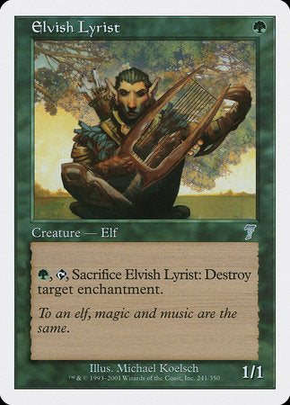 Elvish Lyrist [Seventh Edition]
