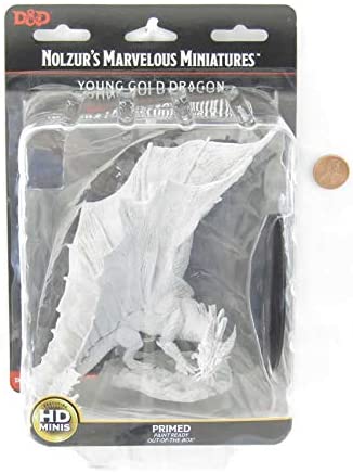 D&D Nolzur's Marvelous Miniatures: Young Gold Dragon
