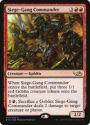 Siege-Gang Commander (Elves vs. Goblins) [Duel Decks Anthology]
