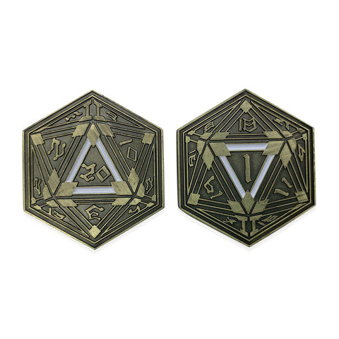 Norse Foundry Metal Crit/Fail Coins 45mm