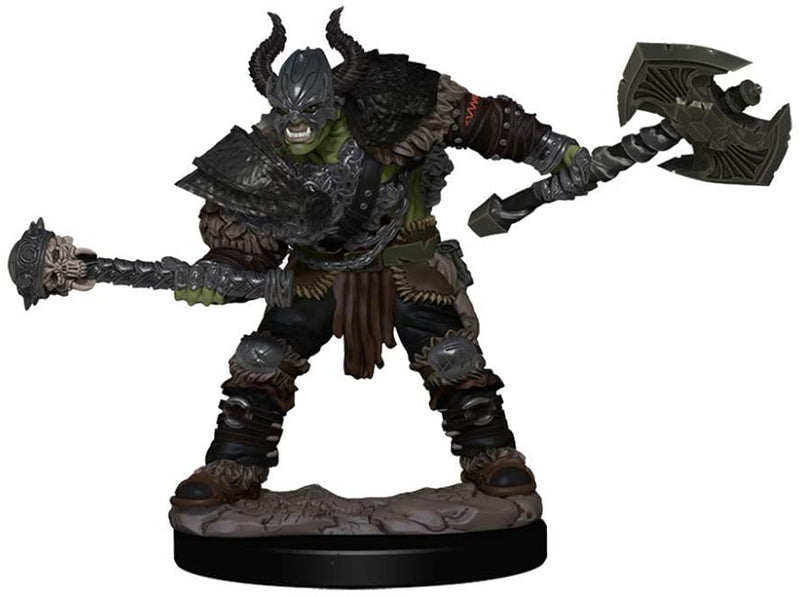 Pathfinder Battles: Half-Orc Male Barbarian