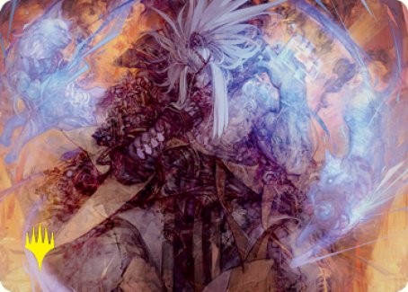 Satoru Umezawa 2 Art Card (Gold-Stamped Signature) [Kamigawa: Neon Dyn