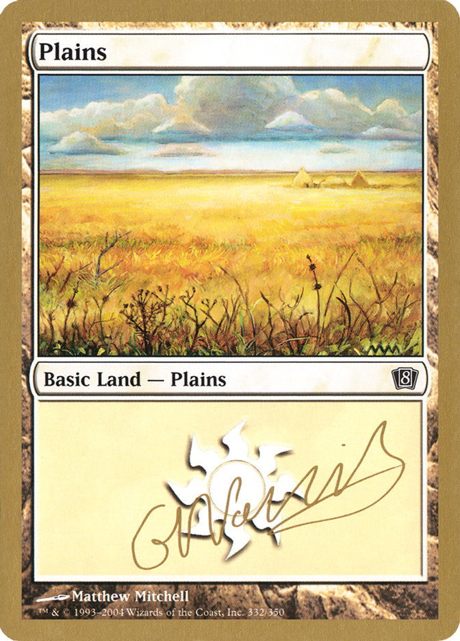 Plains (gn332) (Gabriel Nassif) [World Championship Decks 2004]
