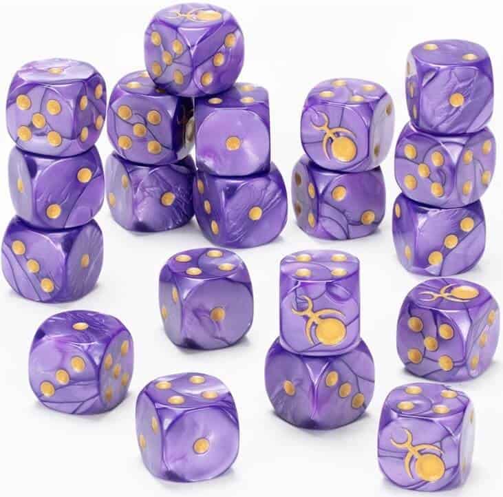 Hedonites of Slaanesh Dice