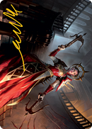 Bloodthirsty Adversary Art Card (Gold-Stamped Signature) [Innistrad: Midnight Hunt Art Series]