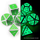 Glow in the Dark Metal Dice