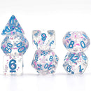 Clear Confetti Dice