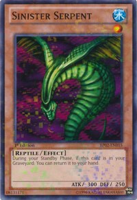 Sinister Serpent [BP02-EN015] Mosaic Rare