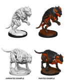 Pathfinder Deep Cuts Unpainted Miniatures: Hell Hounds
