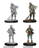 Pathfinder Deep Cuts Unpainted Miniatures: Townspeople (Farmer/Aristocrat)